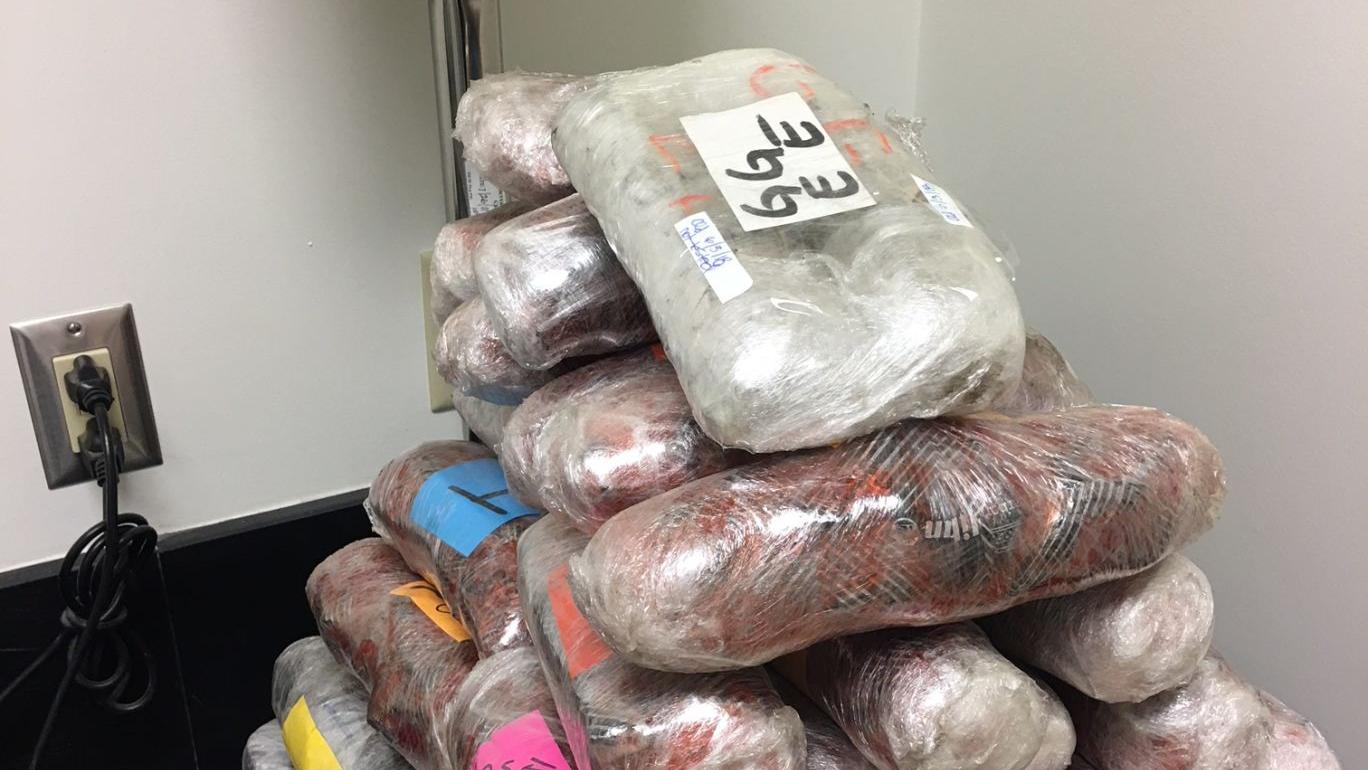 55 pounds of meth, heroin seized during Pima County traffic stop